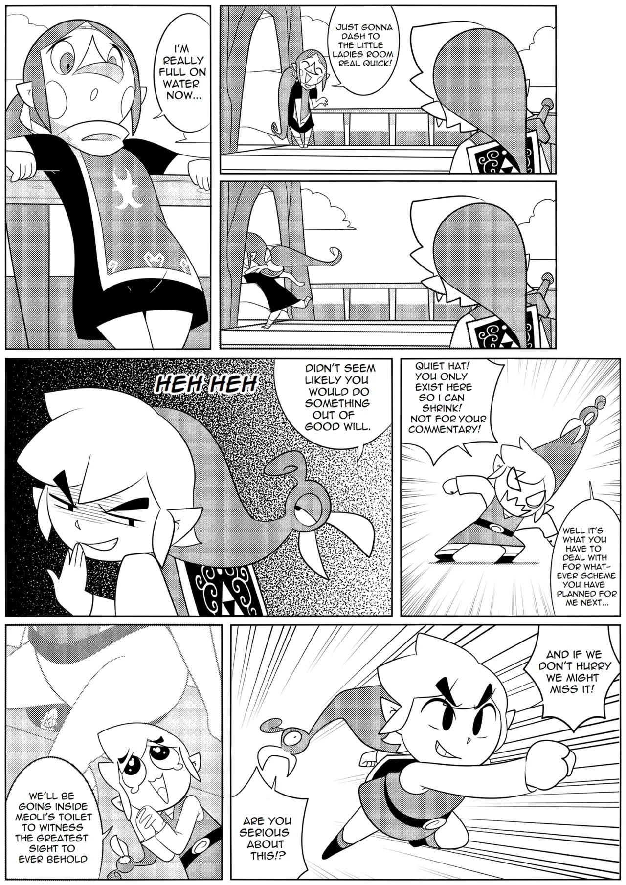 Medli's Toilet Terror page 3 full