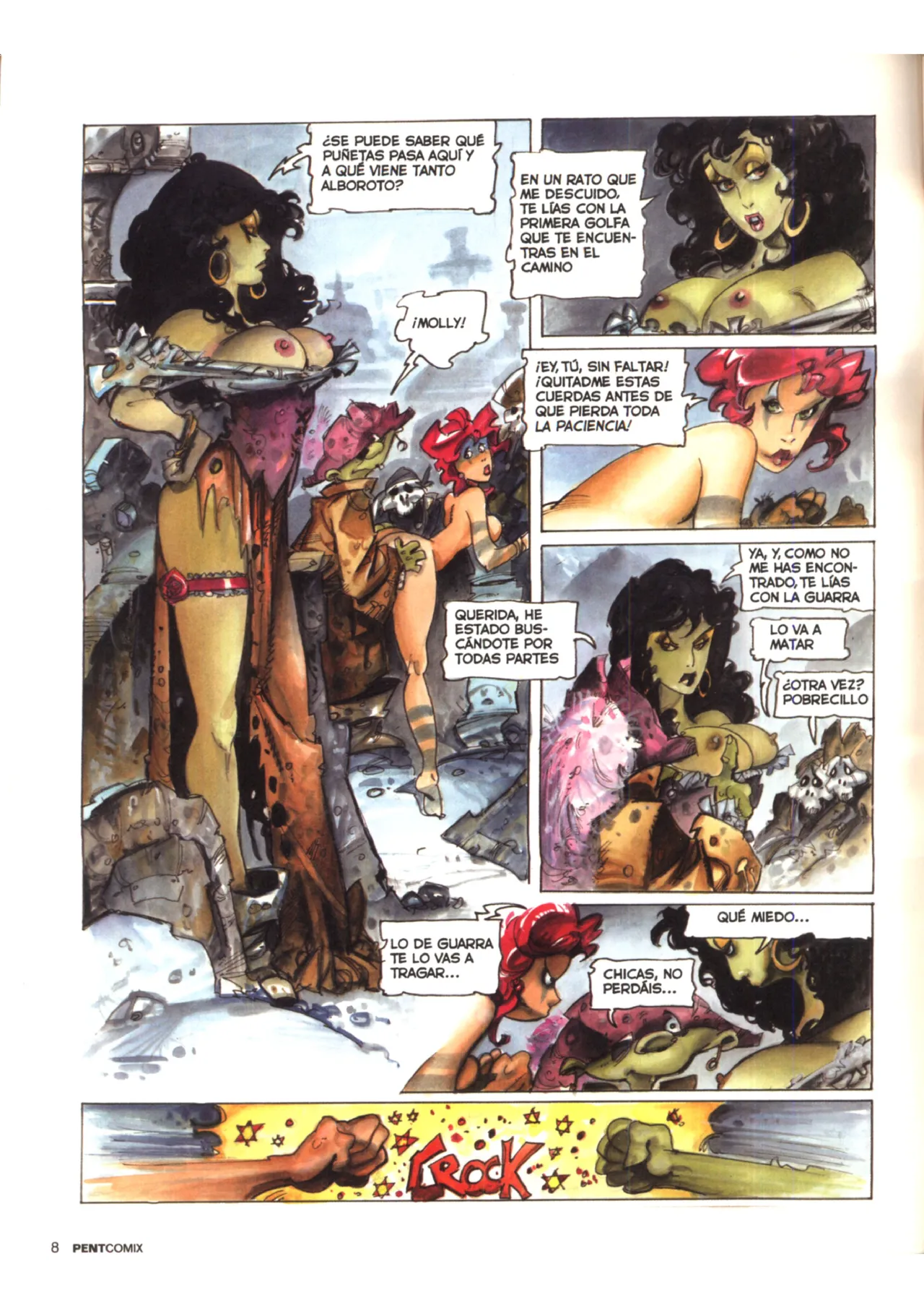 Penthouse Comix #92 page 8 full