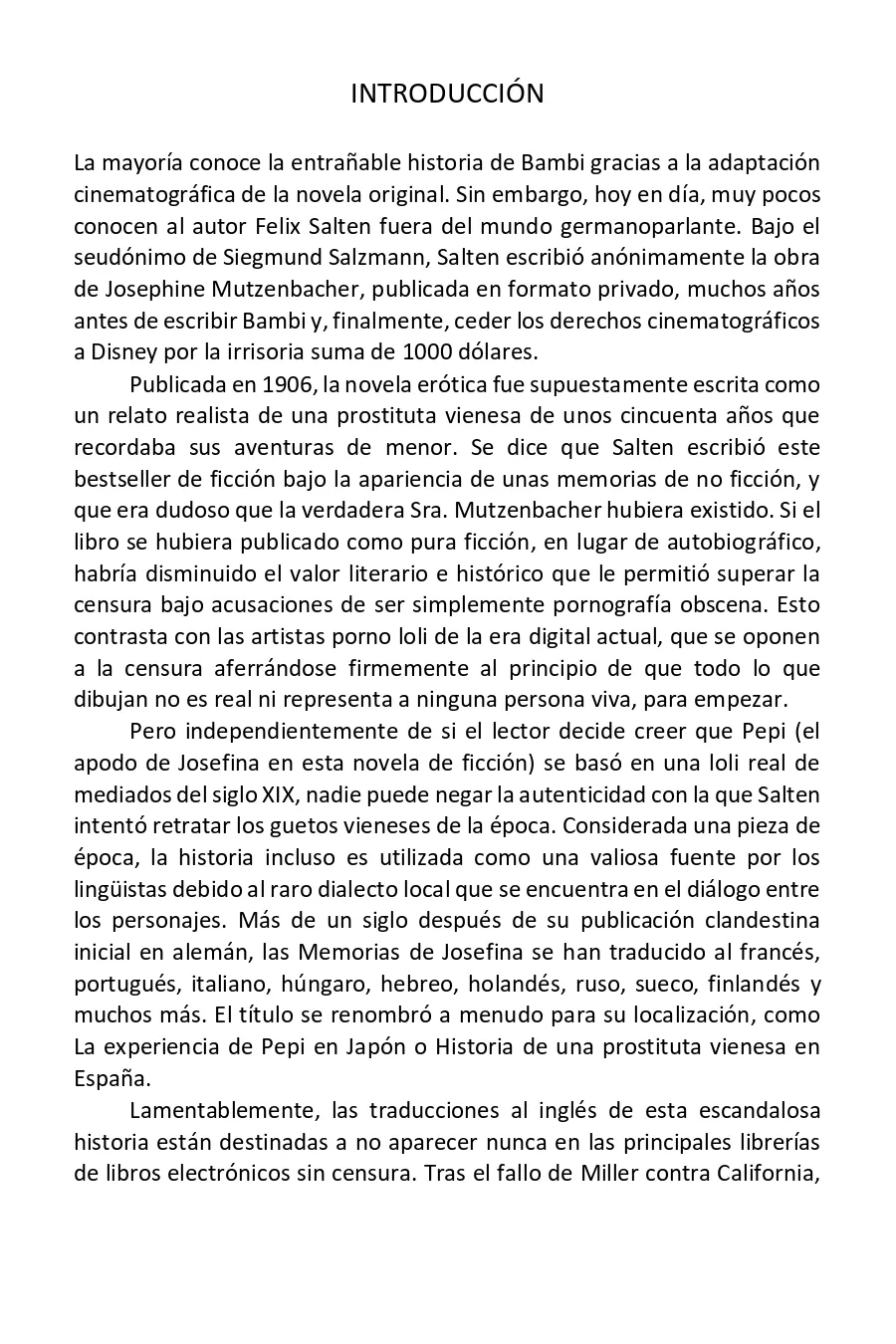 josephine mutzenbacher - La historia de la vida de una puta vienesa page 8 full