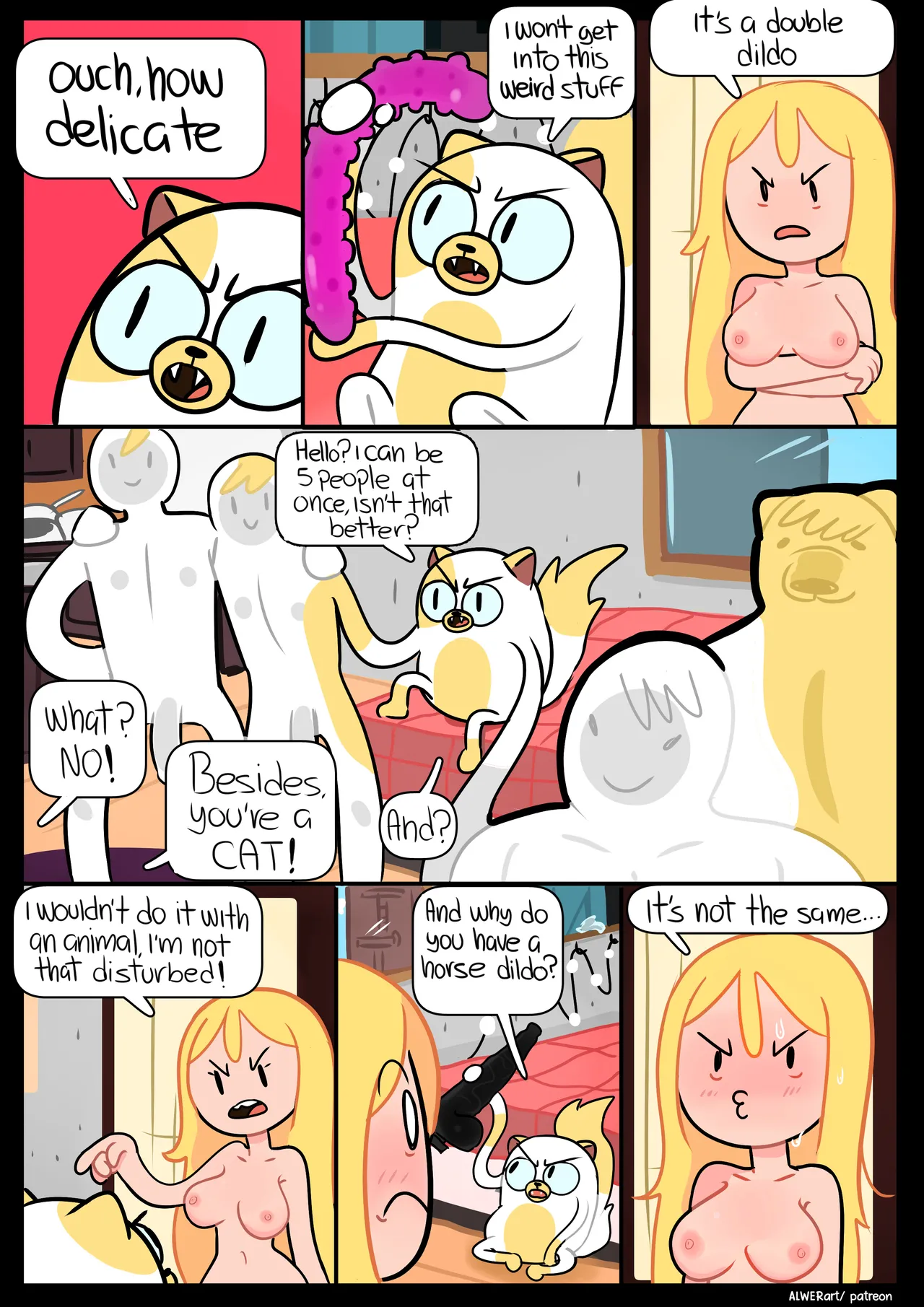 Fionna and Cake: A New Job page 8 full