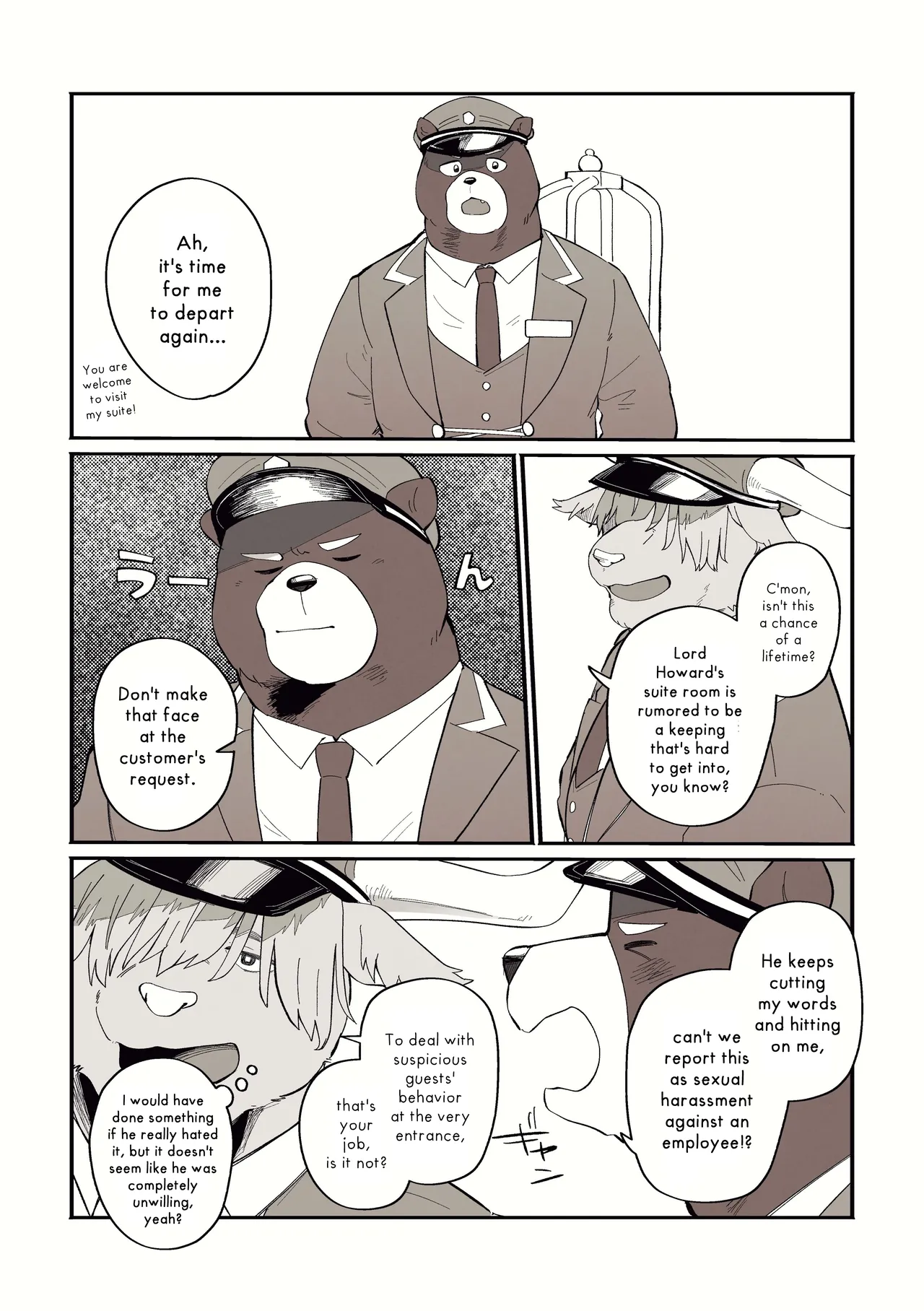 Arlo the Bear Doorman and the Mysterious Perfume page 6 full