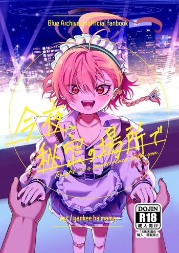 (C105) [Yankee ha mama (sgt)] Konya, Himitsu no Basho de - Tonight, in a secret place, with you. (Blue Archive) cover