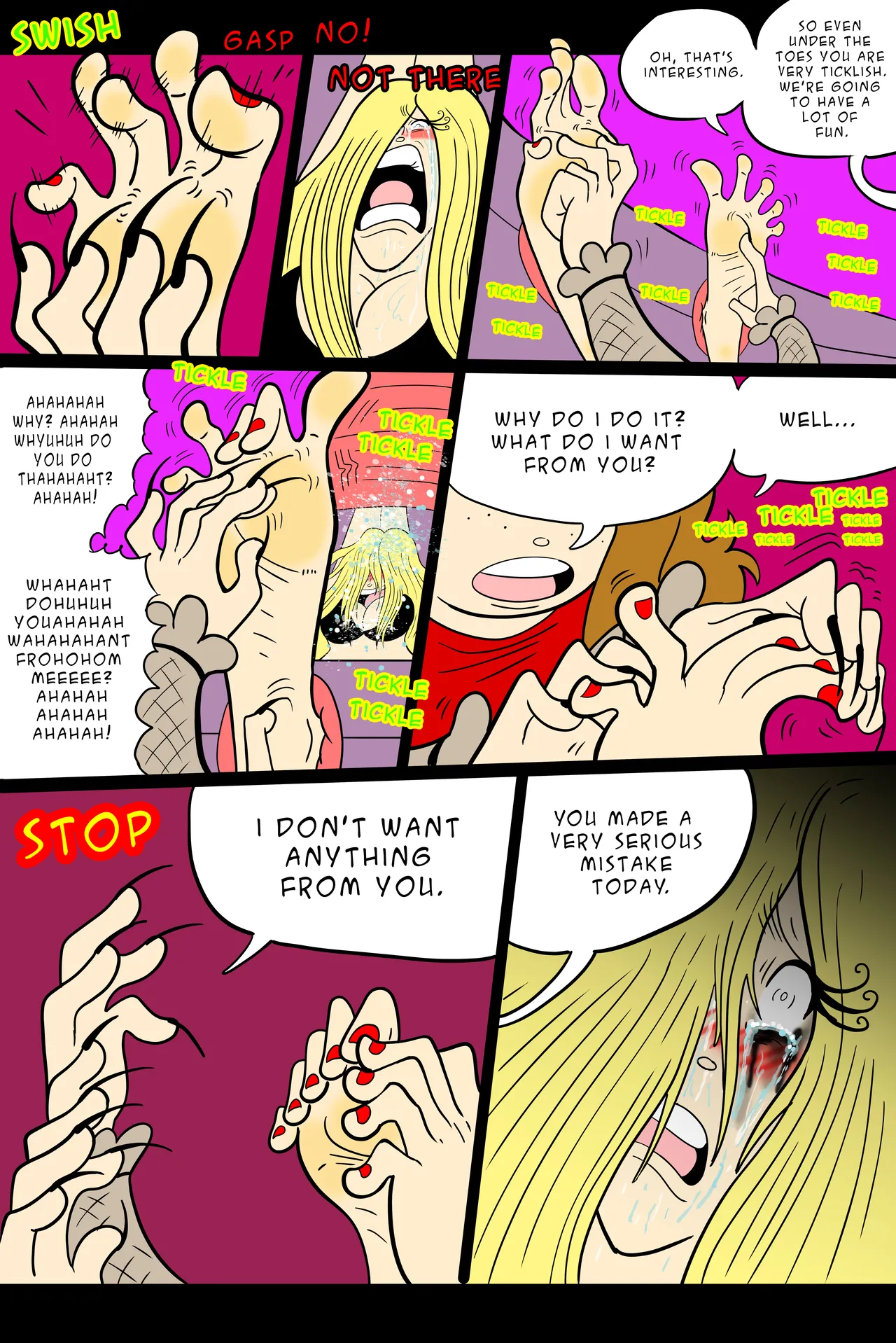 trappeddreamer - THE BEAUTY AND THE TICKLER page 6 full