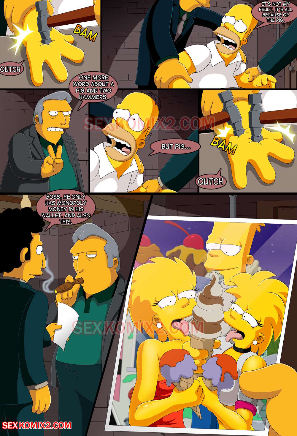 Simpsons. To the planet Orgasmo Complete page 3 full