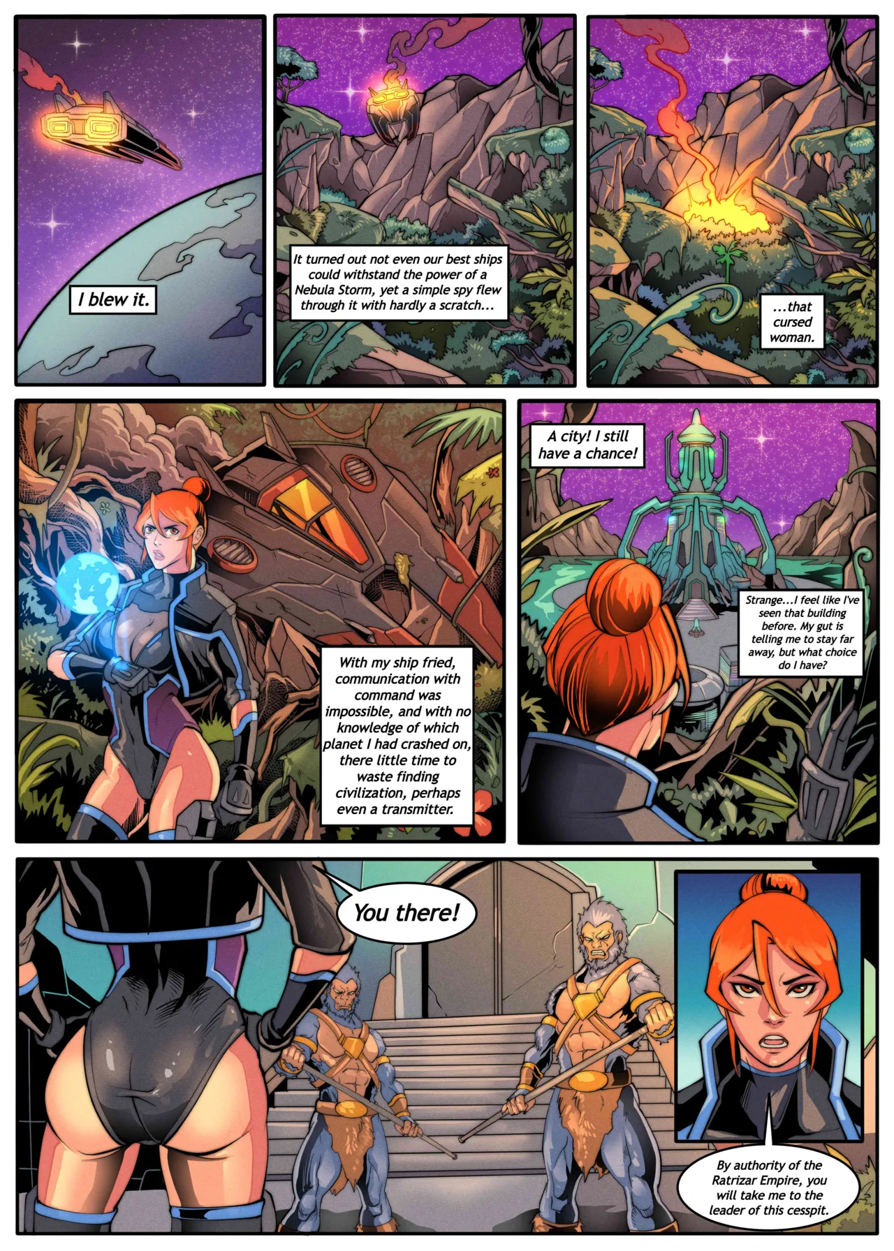 Galaxy of Scum Issue #6: The Officer page 8 full