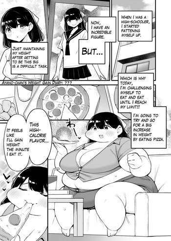 [fusa] Ayano's Weight Gain Diary: Dream! (English) (Parts 1 + 2) cover