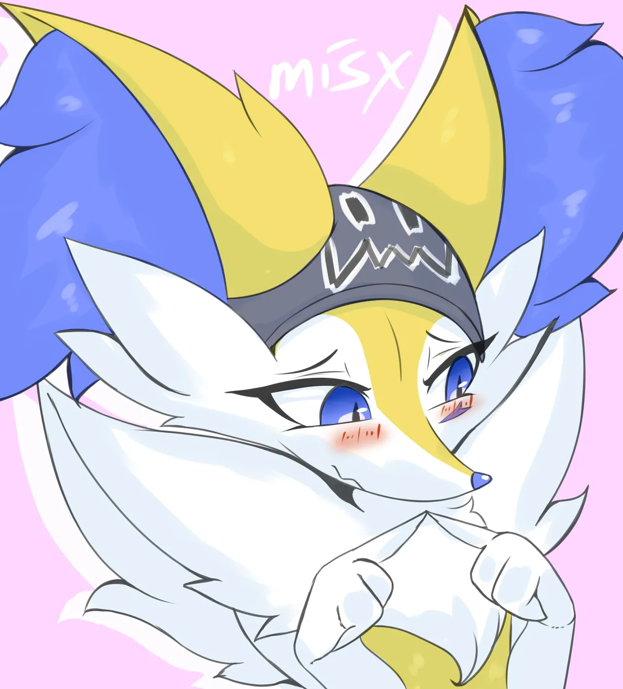 Misx blue fox Braixen page 12 full