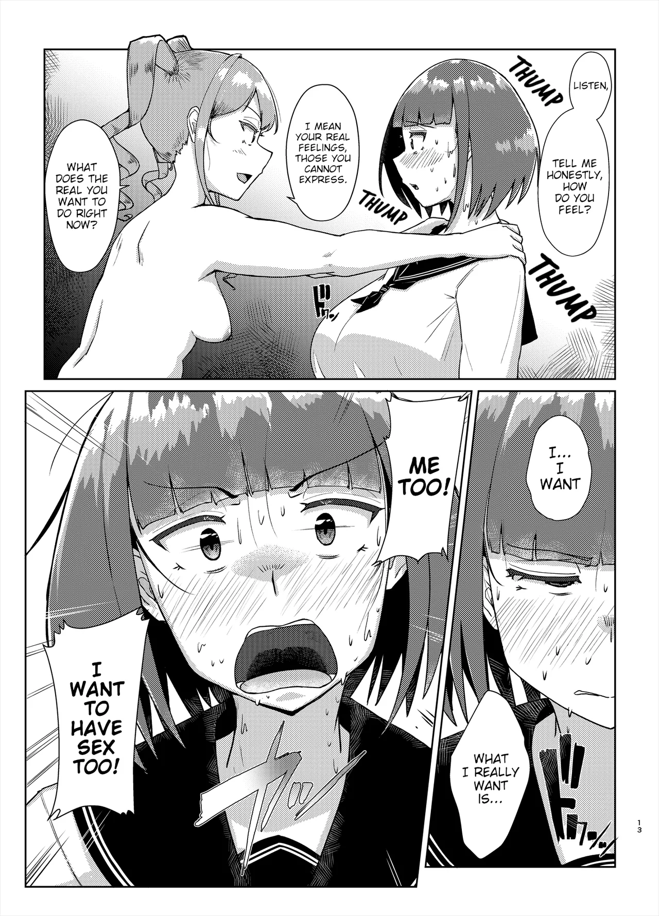Sensei no Ochinchin, Watakushi ni Bussashite Kudasaimashi! 2 | I Want You to Plow Me With Your Dick, Sensei! Part 2 page 12 full