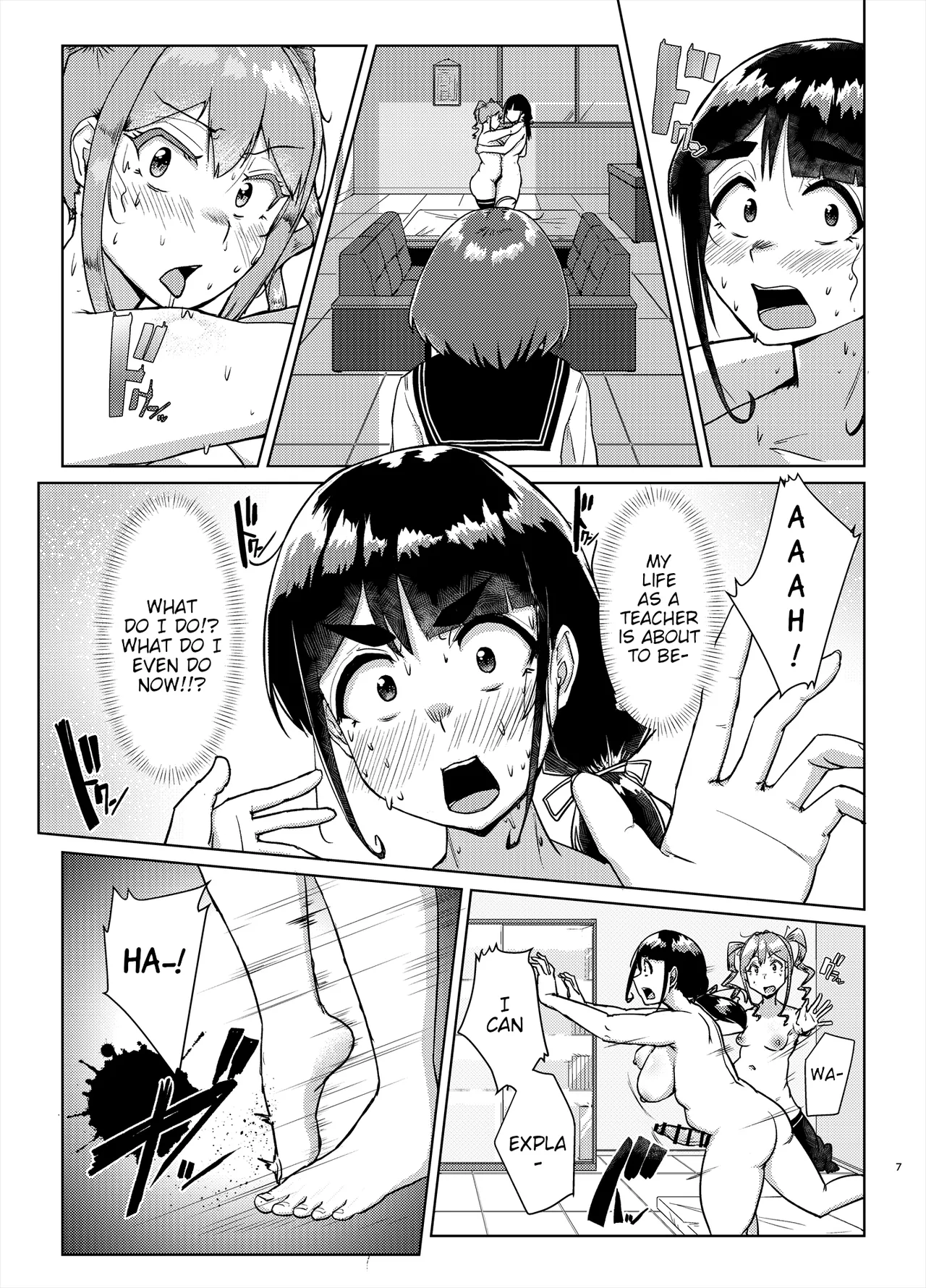 Sensei no Ochinchin, Watakushi ni Bussashite Kudasaimashi! 2 | I Want You to Plow Me With Your Dick, Sensei! Part 2 page 6 full