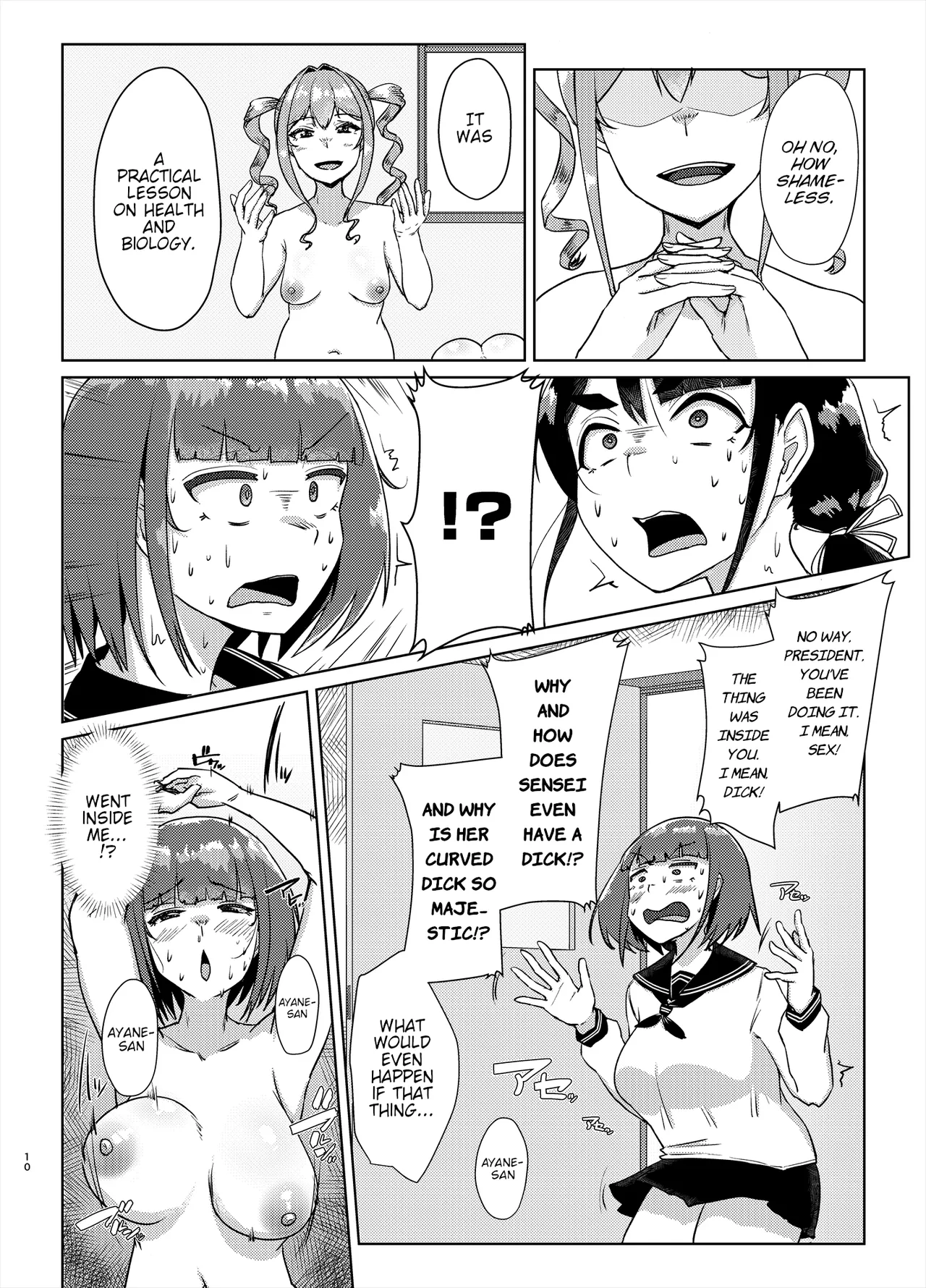 Sensei no Ochinchin, Watakushi ni Bussashite Kudasaimashi! 2 | I Want You to Plow Me With Your Dick, Sensei! Part 2 page 9 full