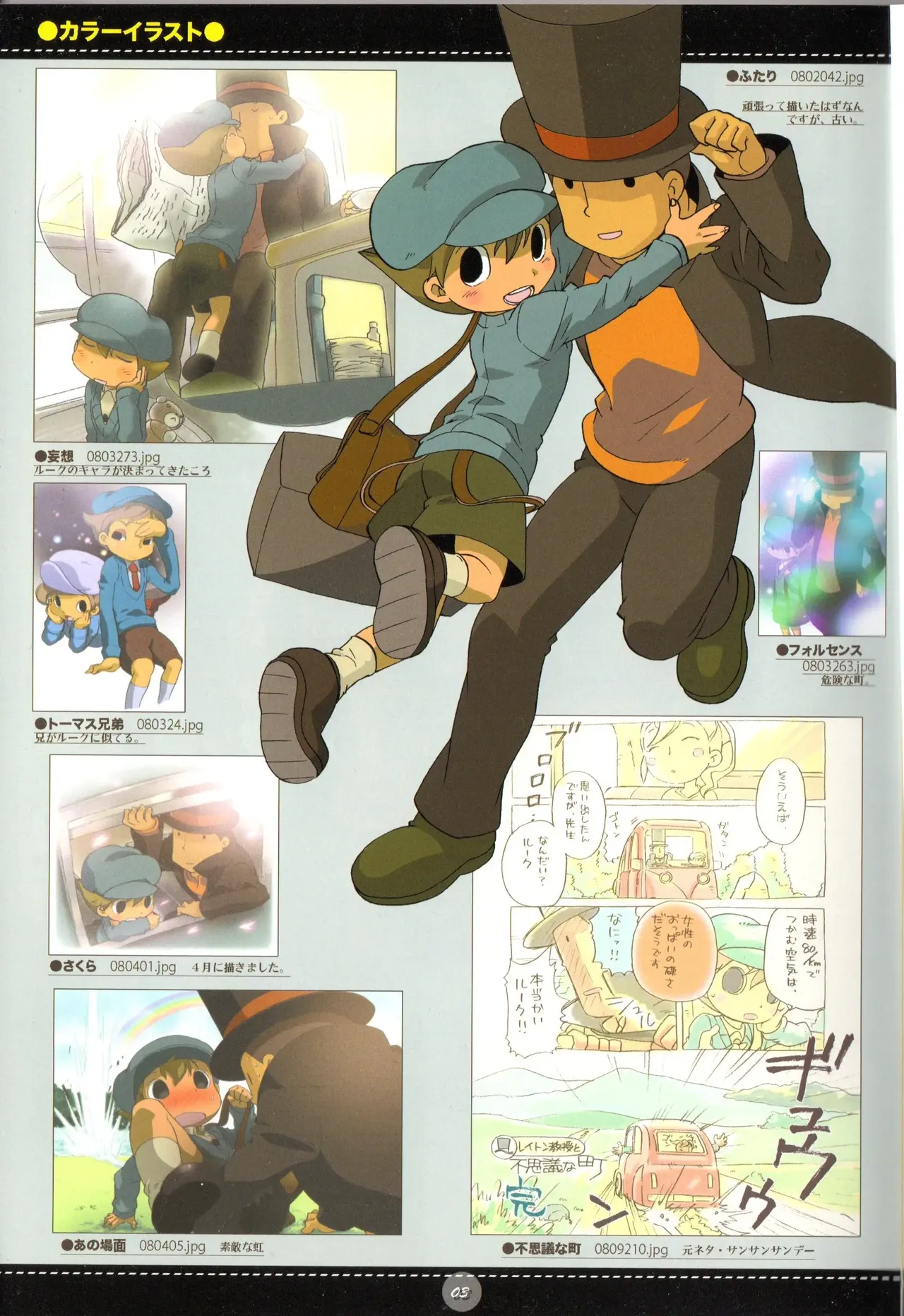 Yoru no Tobacchiri - Professor Layton page 5 full
