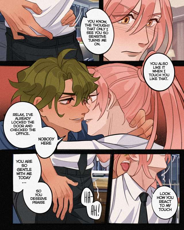Office au Matchablossom comic page 7 full