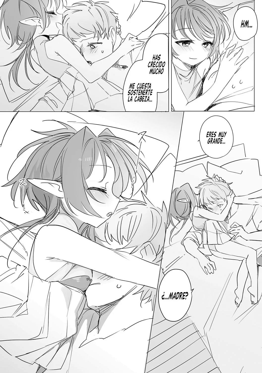Chiccha na Elf Mama ~Teishinchou Elf to Kindan no Boshi Seikatsu~ | Mi Pequeña Mamá Elfa ~Maternidad Prohibida con las Pequeñas Elfas~ Cap. 1 page 10 full