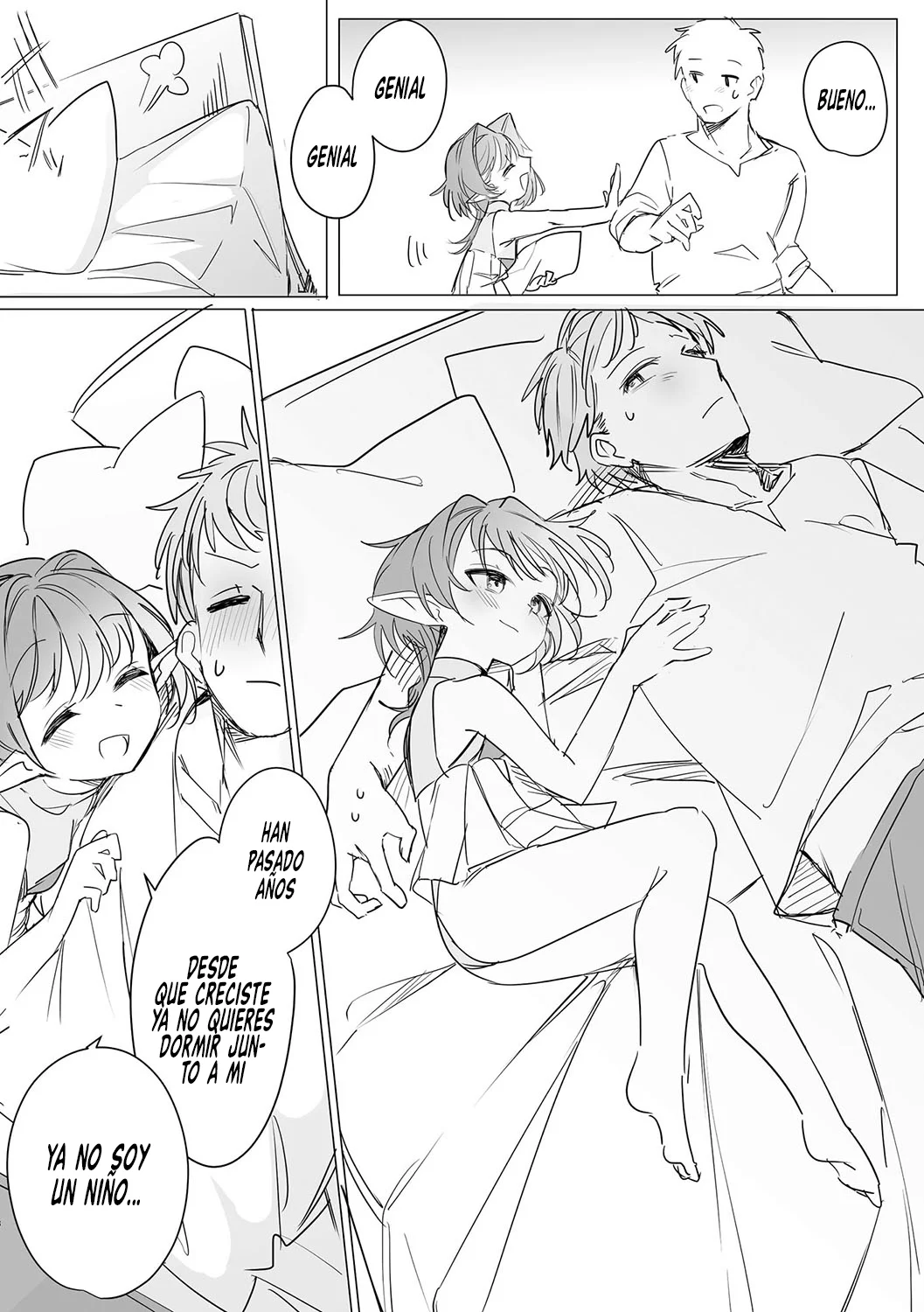 Chiccha na Elf Mama ~Teishinchou Elf to Kindan no Boshi Seikatsu~ | Mi Pequeña Mamá Elfa ~Maternidad Prohibida con las Pequeñas Elfas~ Cap. 1 page 9 full