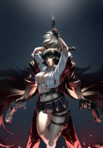 [Optional Typo] Lady x Dante [Devil May Cry] cover