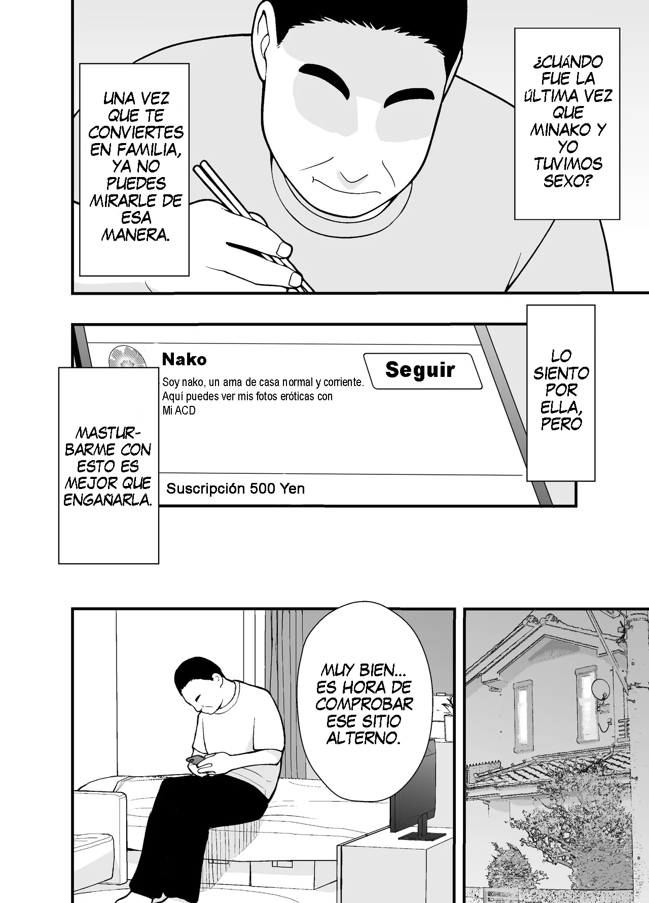 Futei Tsuma Minako no Uraaka Koubiroku | Grabación de la Cuenta Secreta de la Esposa Adúltera Minako page 10 full