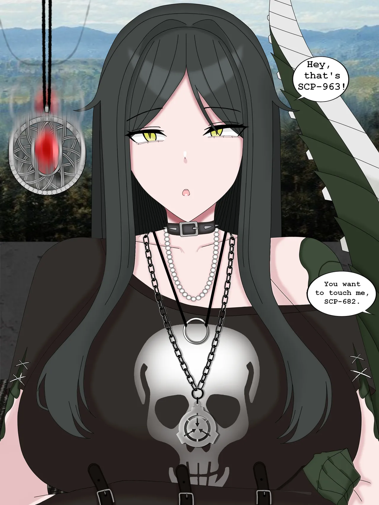 - SCP-682 Female - Doujinshi page 5 full