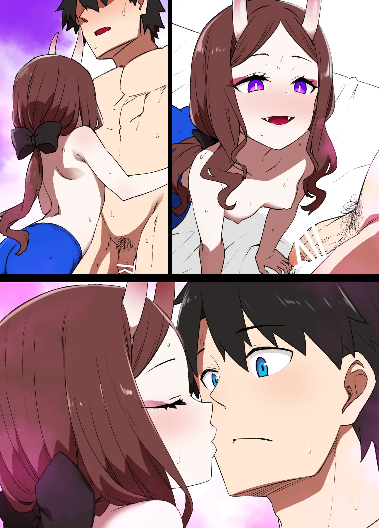 FGO酒呑童子×ダヴィンチ憑依漫画 page 12 full