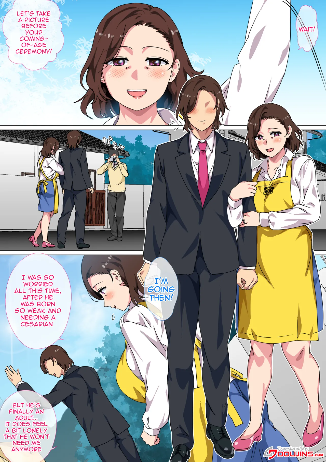Kono Inakamachi ni wa Musuko no Seijinshiki ni Haha ga Doutei Sotsugyou Saseru Gyouji ga Aru | In This Rural Village, There's A Custom Of A Mother Taking Her Son's Virginity When They Become An Adult page 3 full