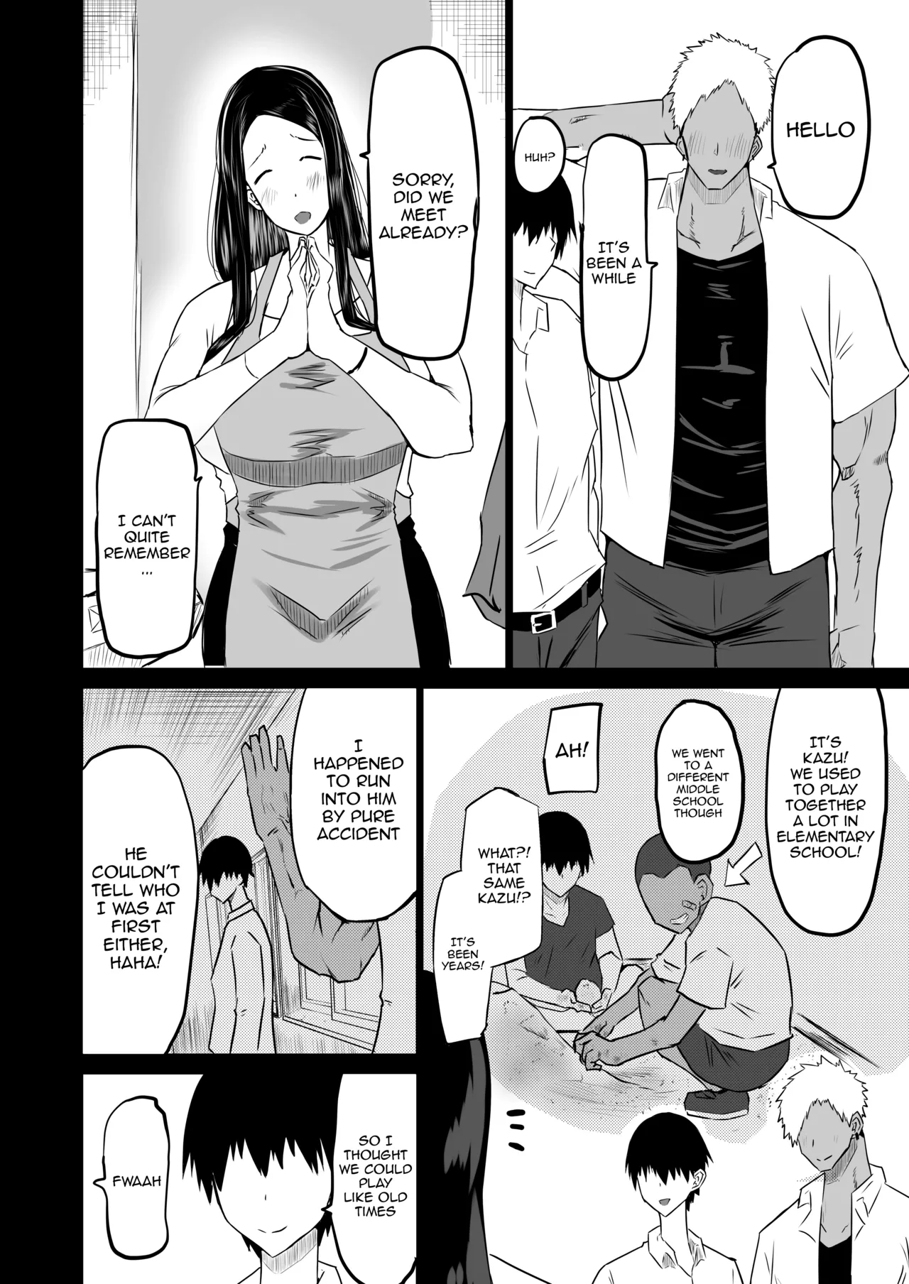 Tomodachi ga Boku no Oba to Mama de Gachinuki | My Friend Uses My Mom And Aunt To Get Off page 11 full