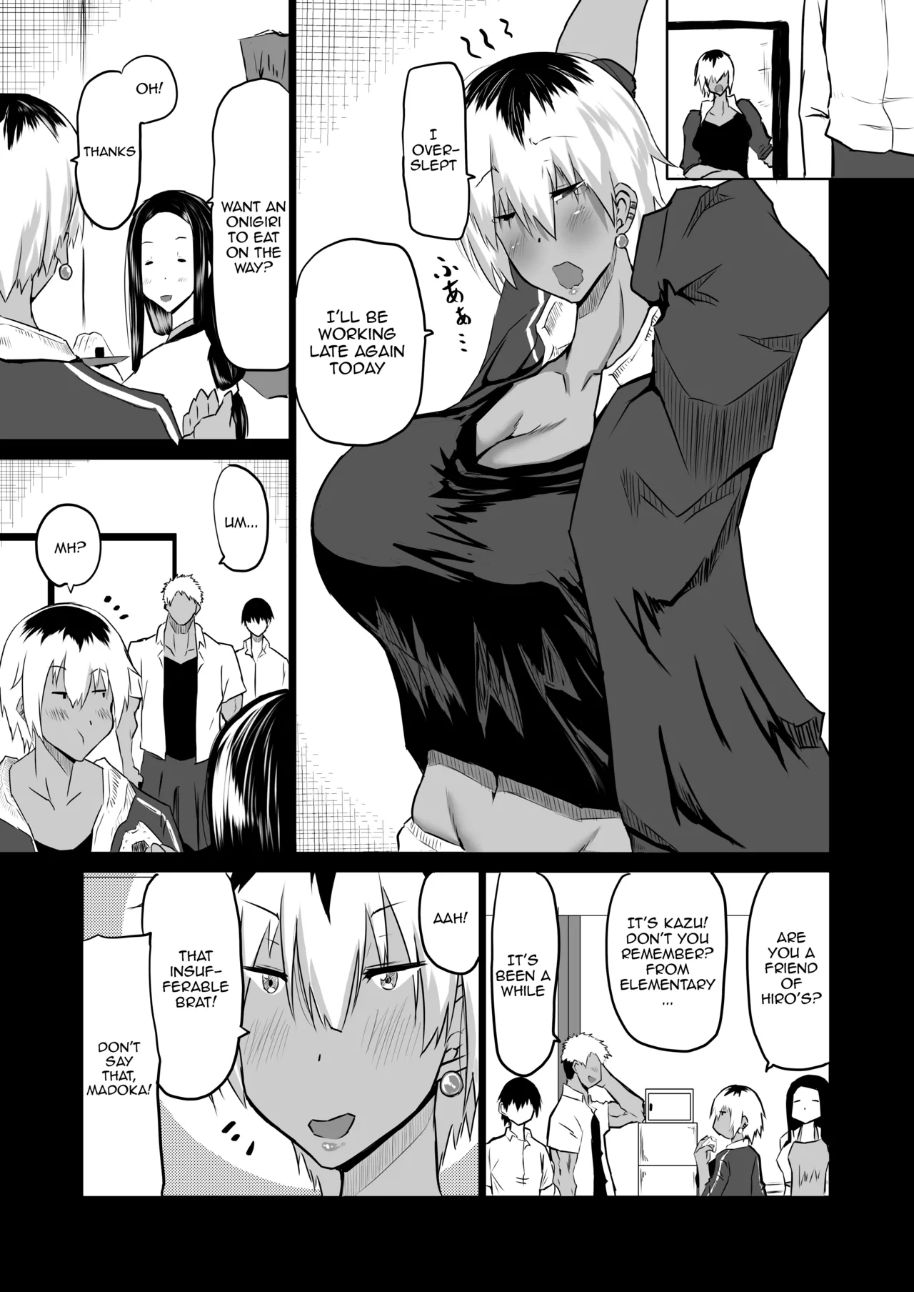 Tomodachi ga Boku no Oba to Mama de Gachinuki | My Friend Uses My Mom And Aunt To Get Off page 12 full