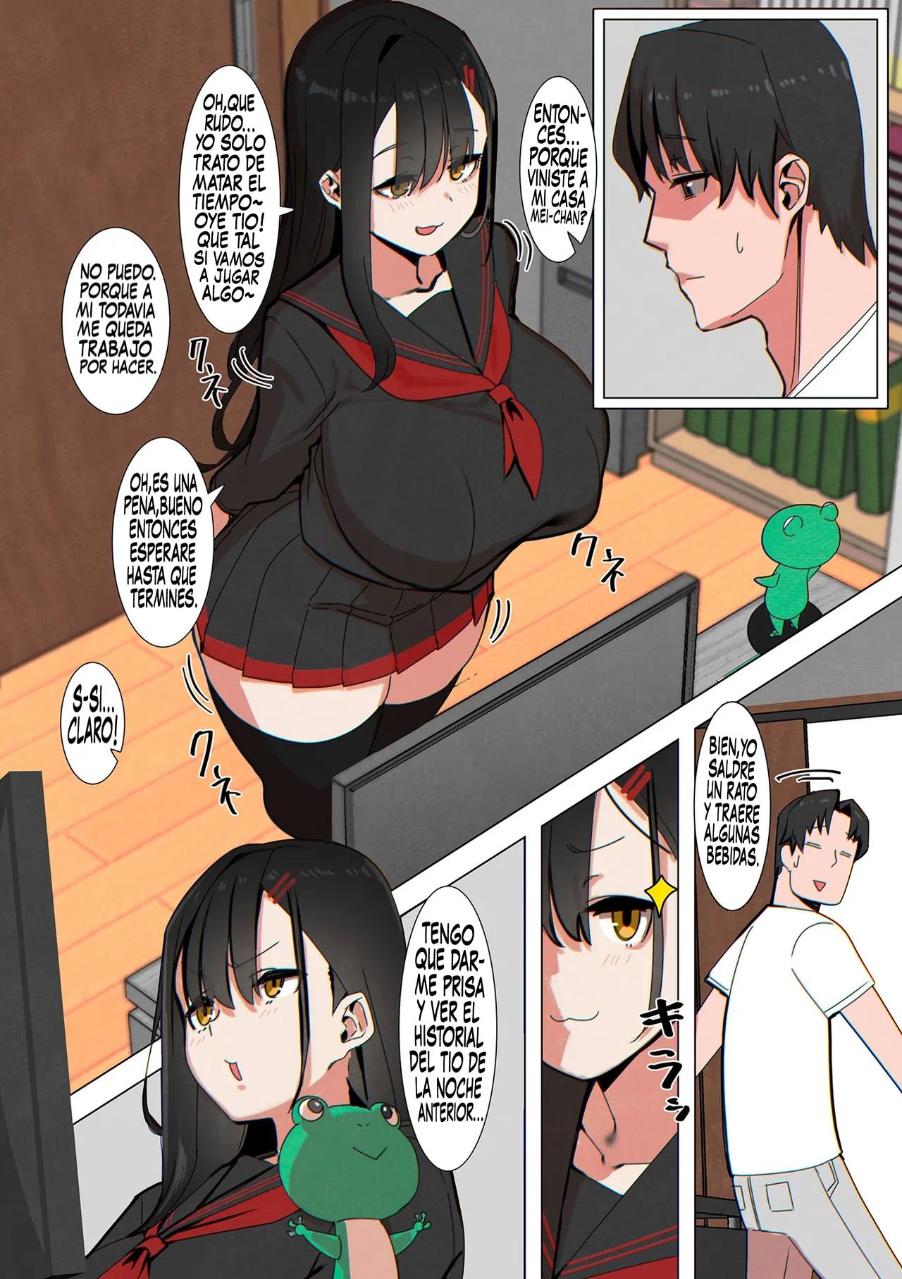 Tomodachi no Papa wa Tousatsuma | El Padre de mi Amiga es un Voyeur page 4 full