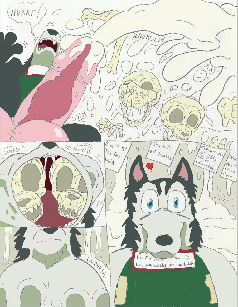 Howl + Howl's Store: Read The Signs + Howl's Store: Don't Kiss the Dog page 11 full
