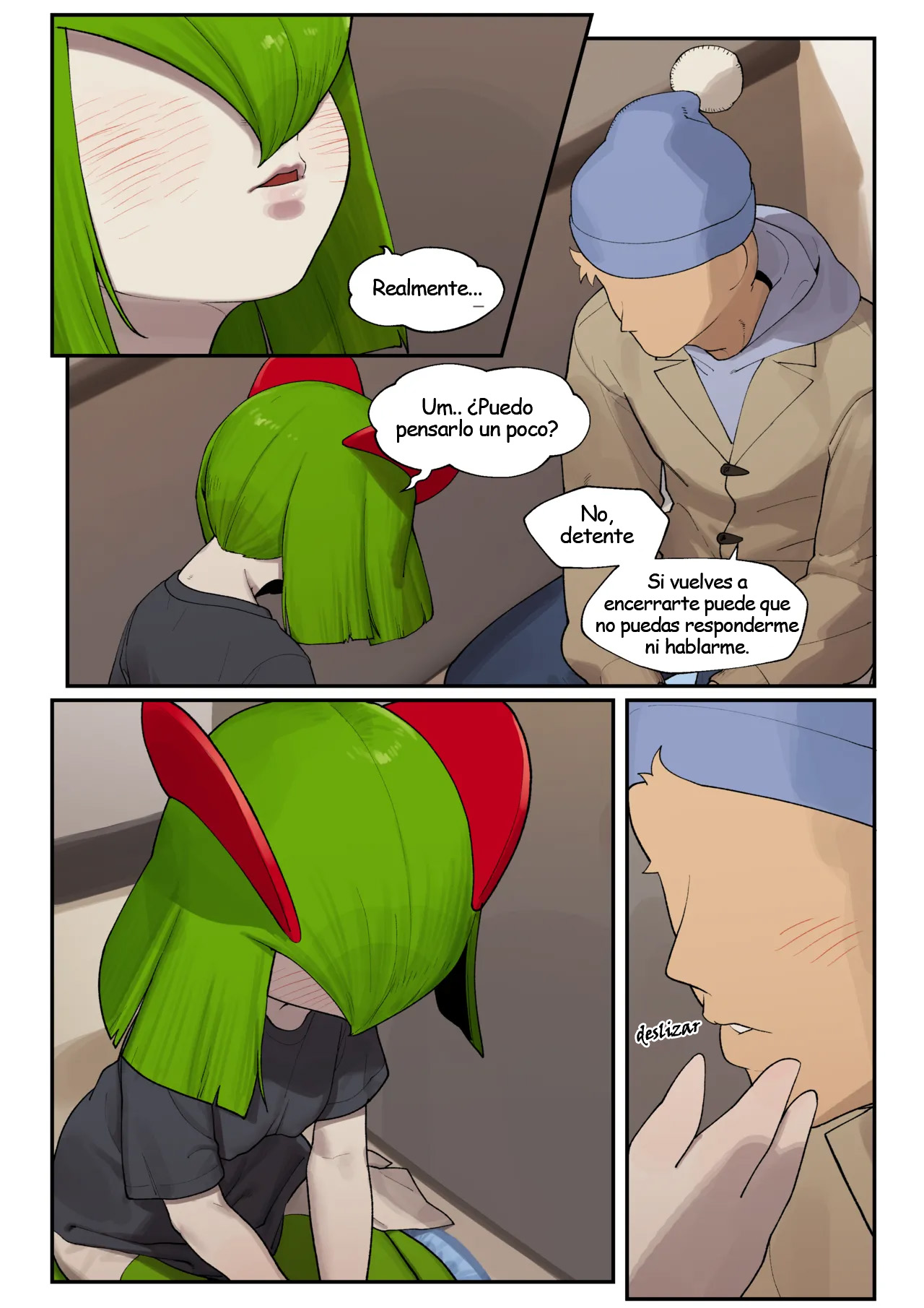 My Friend's sister, Kirlia | La hermana de mi amigo, Kirlia page 9 full