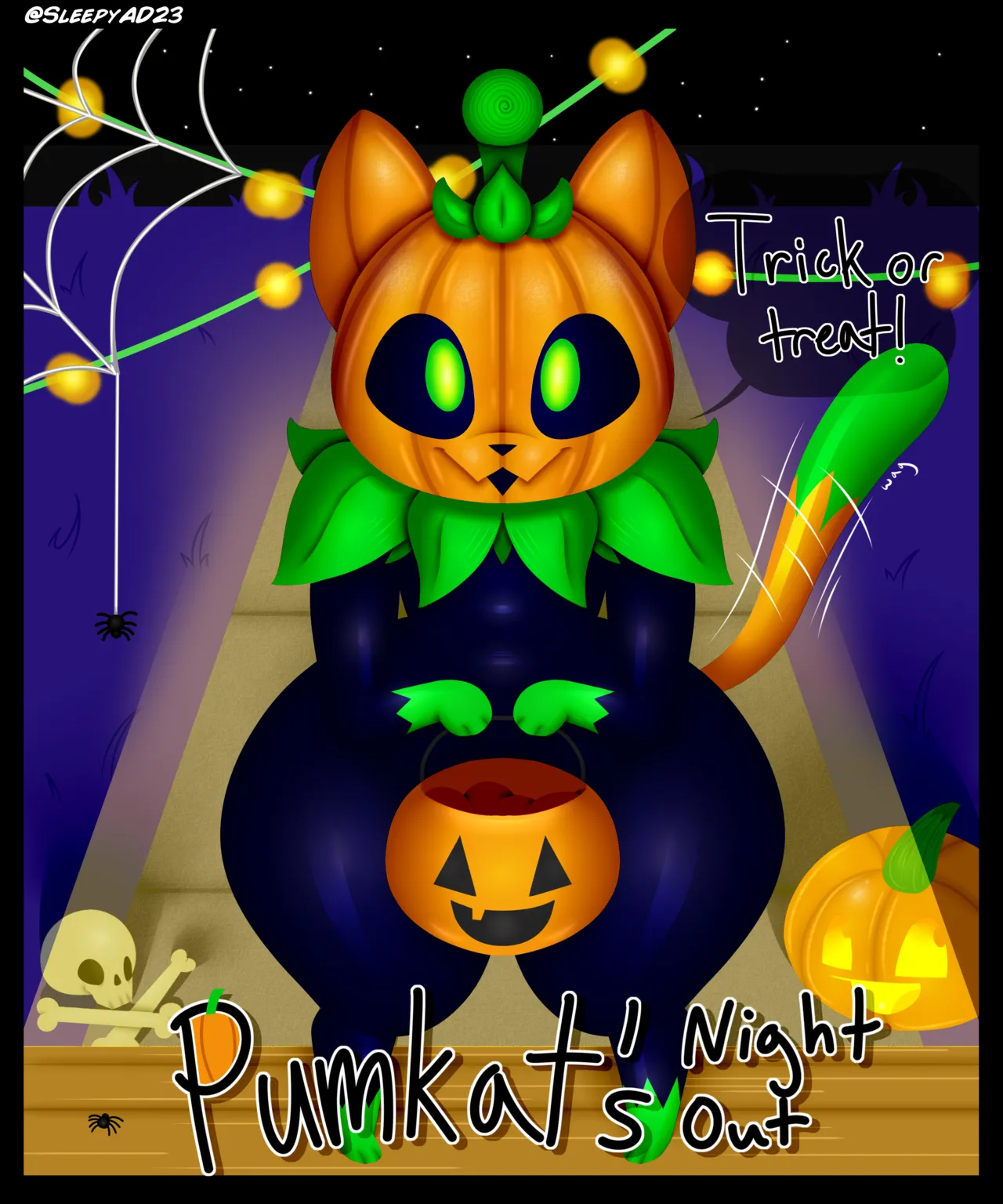 Pumkat's Night Out page 1 full