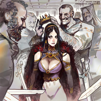 [Sabudengo] Fallen Queen (OC) cover