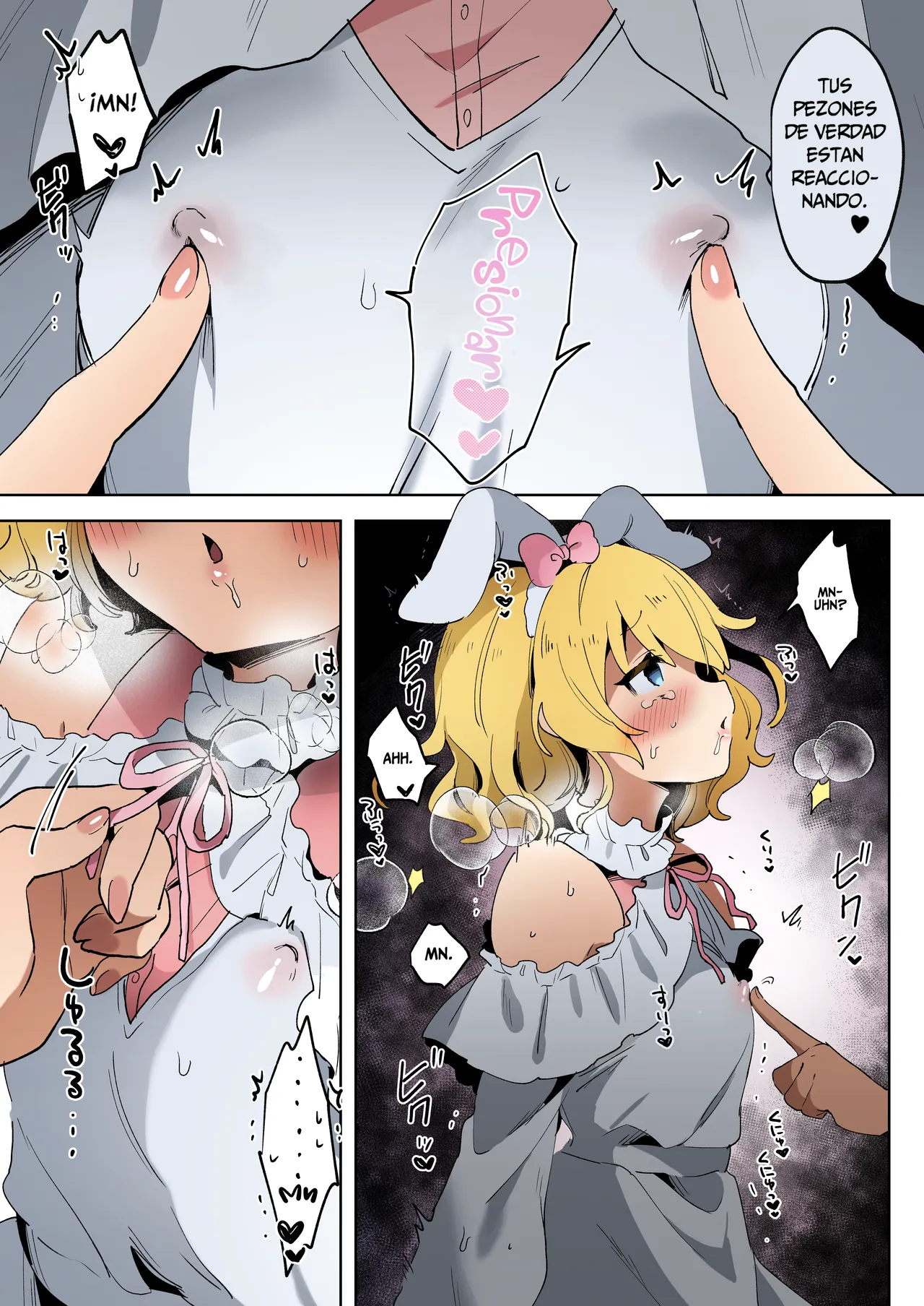 skeb Yuri Ecchi Manga | La Loli Fugitiva y la Onee-san Futanari page 10 full