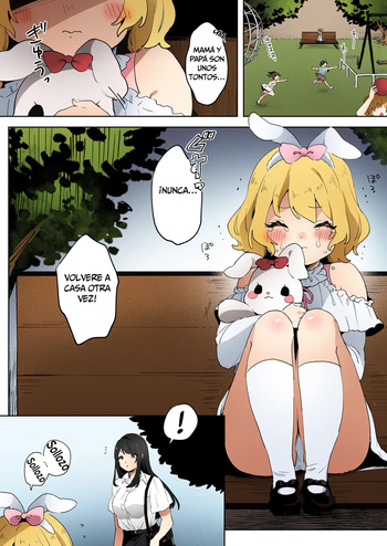 [Zutazutako] skeb Yuri Ecchi Manga | La Loli Fugitiva y la Onee-san Futanari [Spanish] [Dr.Kaz] [Decensored] [Colorized] cover