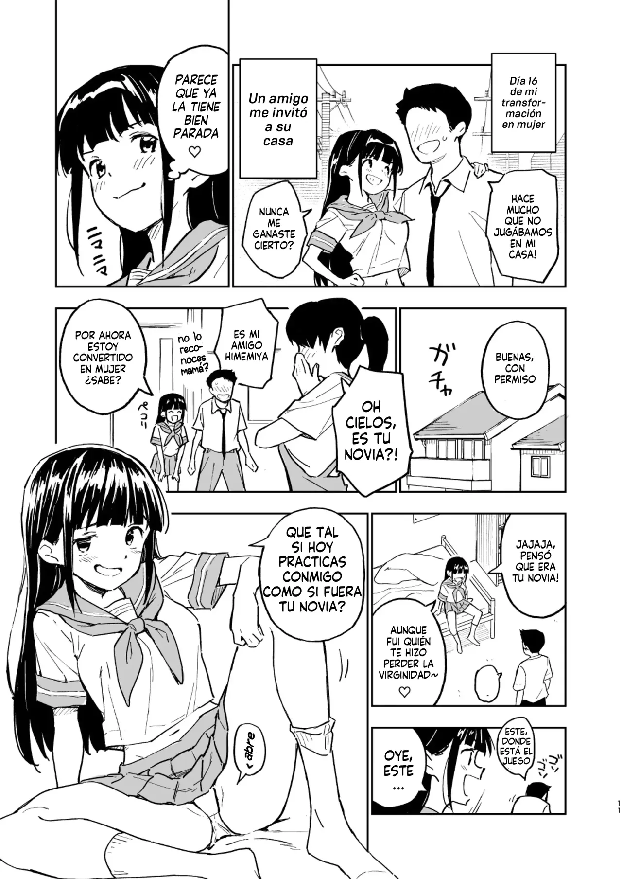 1-kagetsu Ninshin Shinakereba Otoko ni Modoreru Hanashi 3| Si no te embarazas en 1 mes podras volver a ser hombre Cap.3 page 11 full