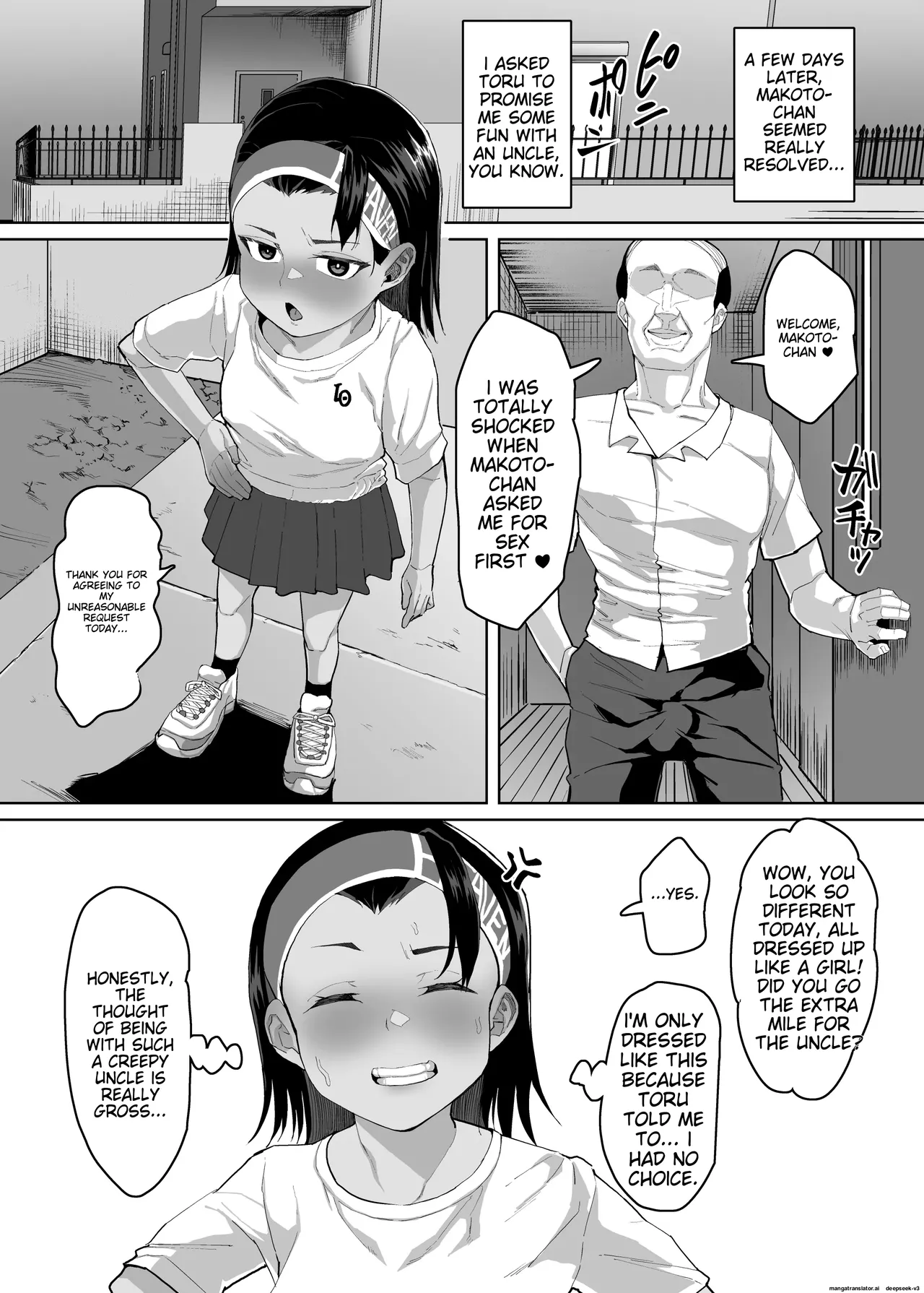 A story about a cute junior high school girl being hypnotized and having sex with her boyfriend's uncle page 12 full
