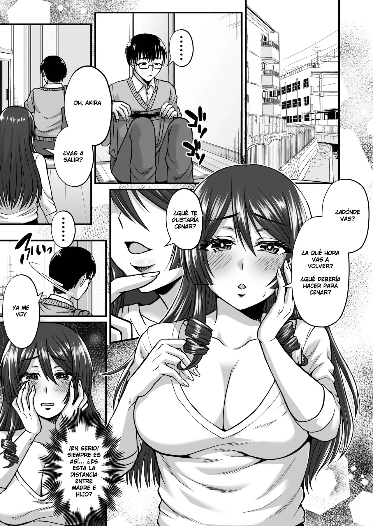 InCha Otaku Cameko no Mama wa Dosukebe Senzoku Doinran Cosplayer | La Madre del Otaku Recluído se Vuelve la Puta Exclusiva de los Juegos de Rol en Cosplay de su hijo page 2 full