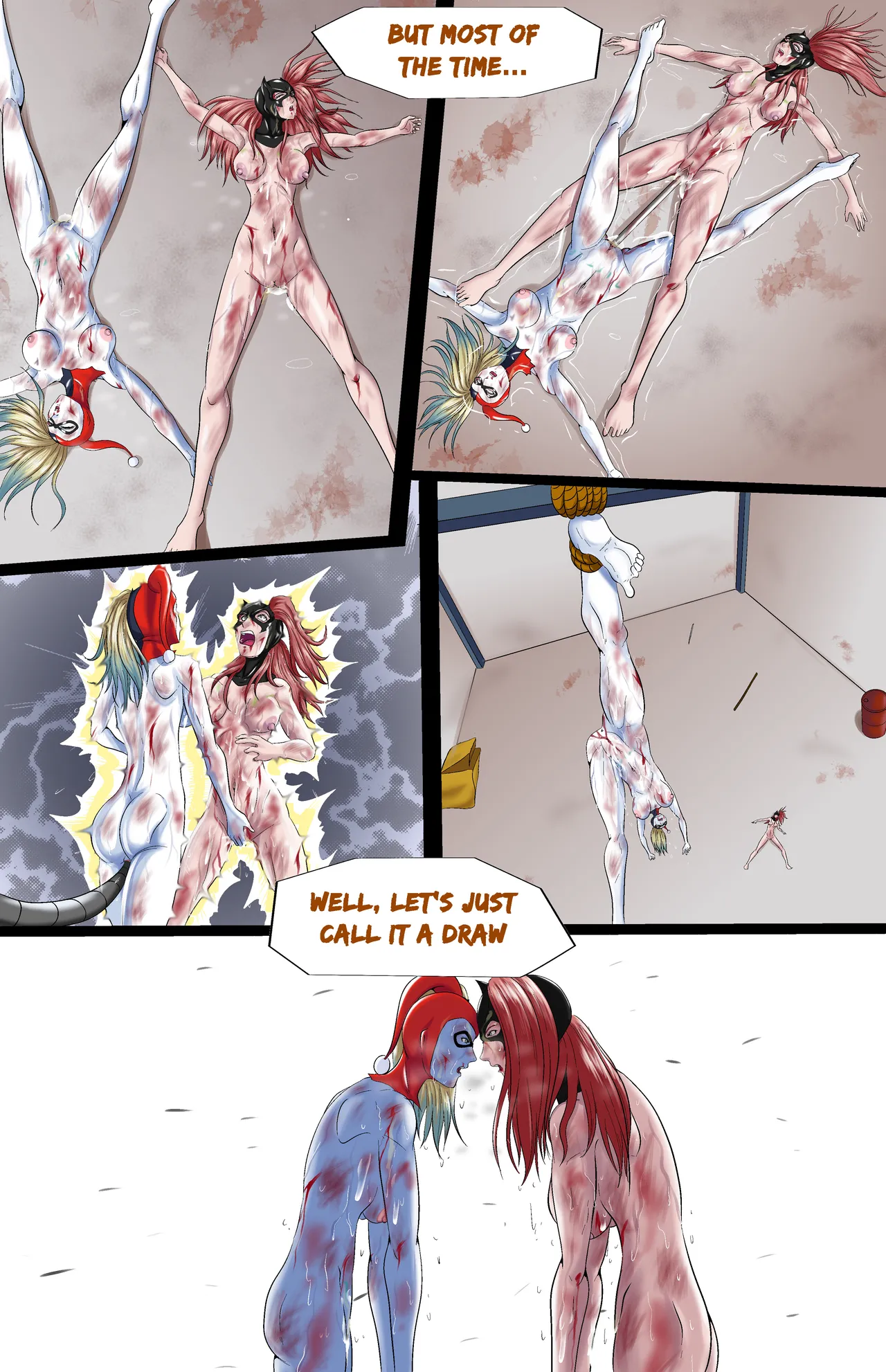 Batgirl vs Harleyquin saga page 4 full