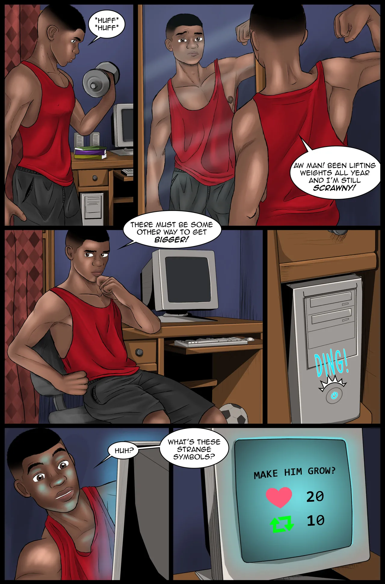 SAMSON GETS MASSIVE page 1 full