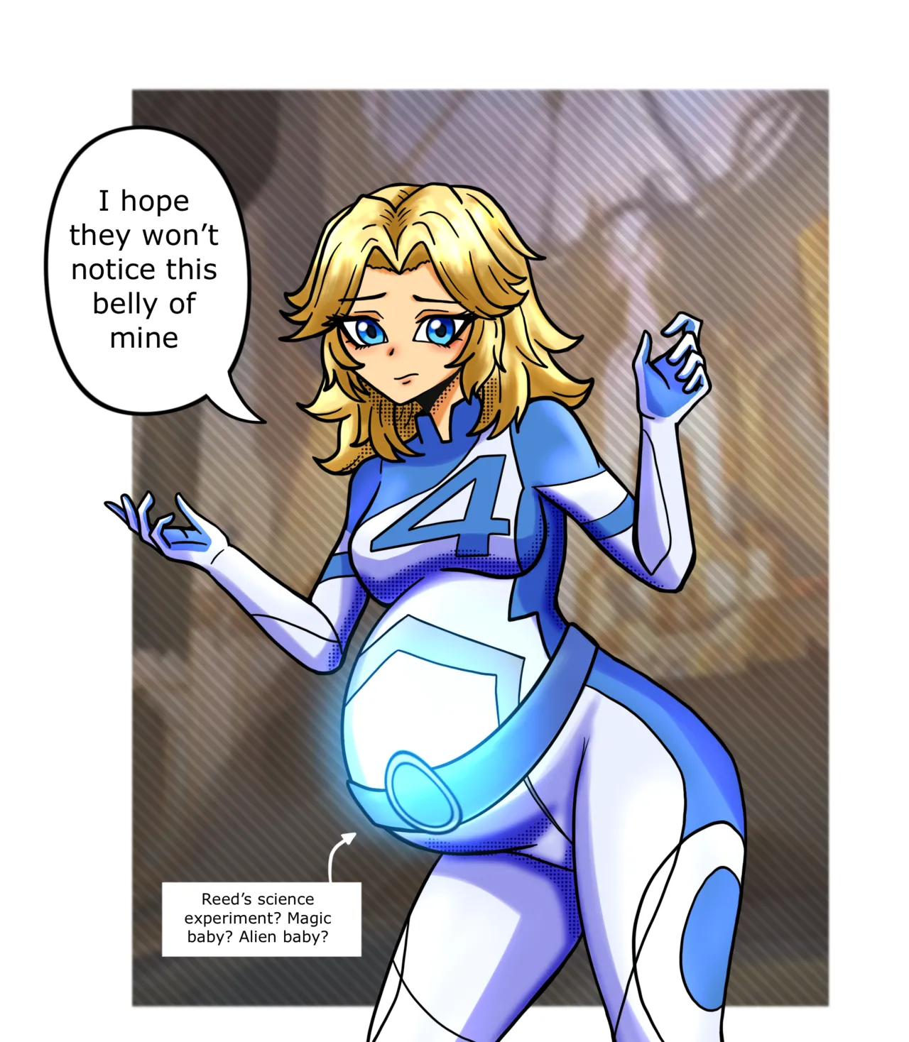 Invisible Woman's Belly / Cafe Allie page 1 full