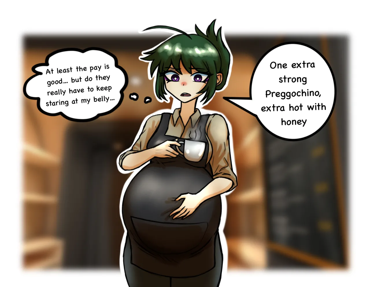 Invisible Woman's Belly / Cafe Allie page 11 full