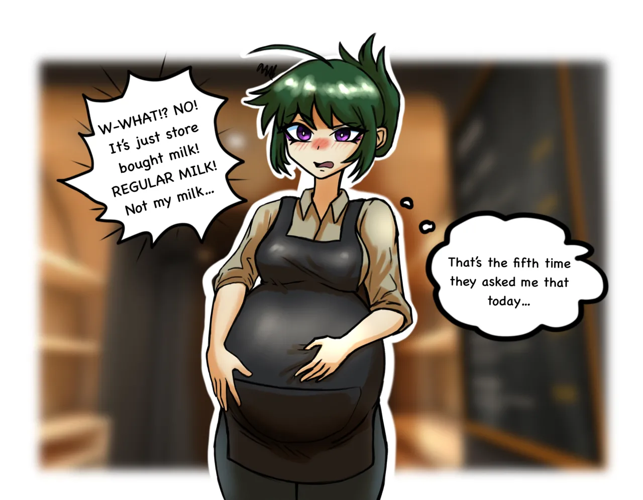 Invisible Woman's Belly / Cafe Allie page 12 full