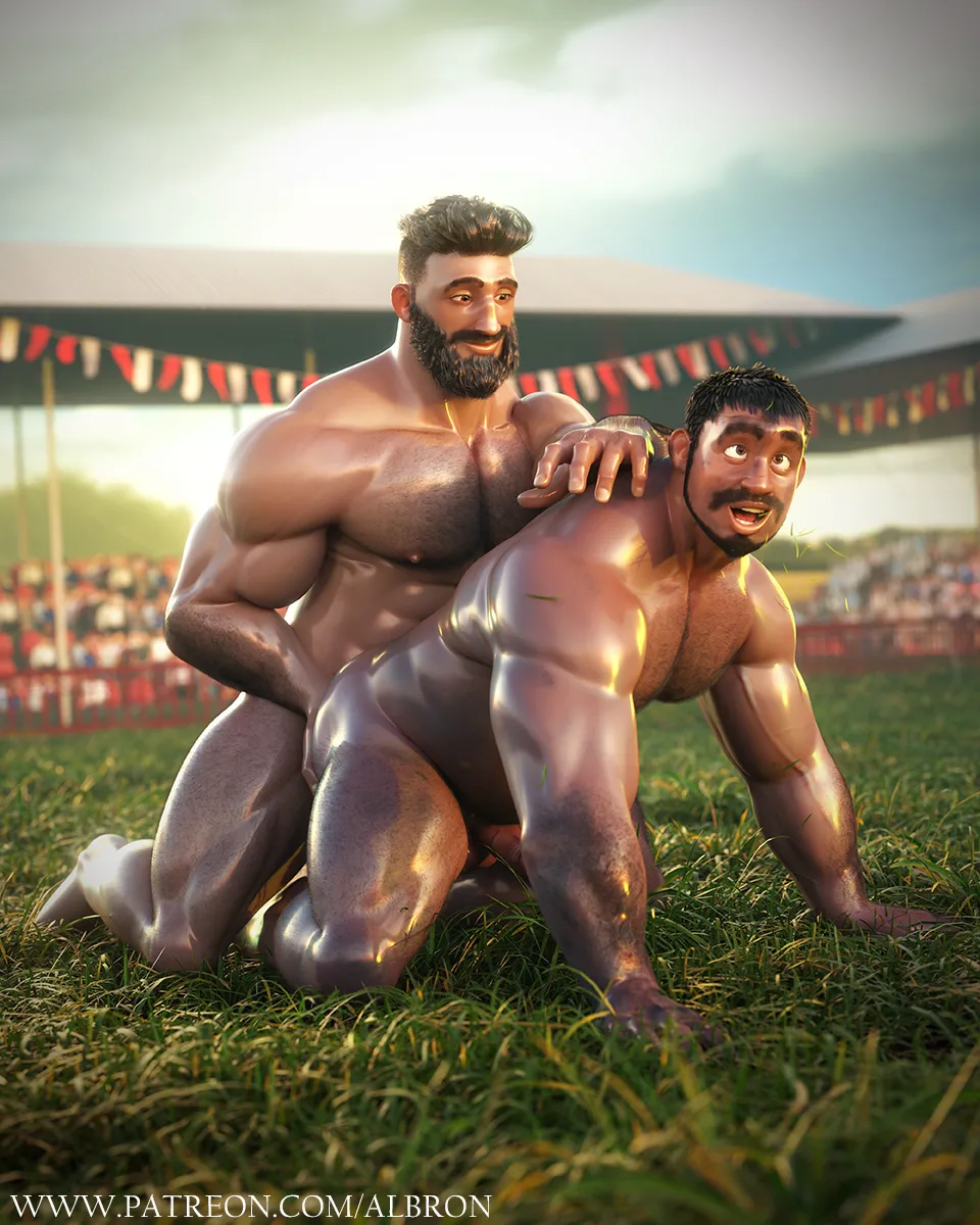 Turkish Wrestlers page 4 full