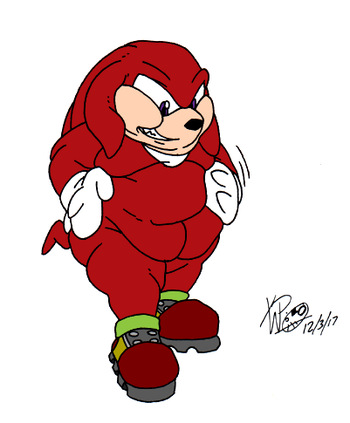 [XanderDWulfe] Knuckles Weight Gain cover