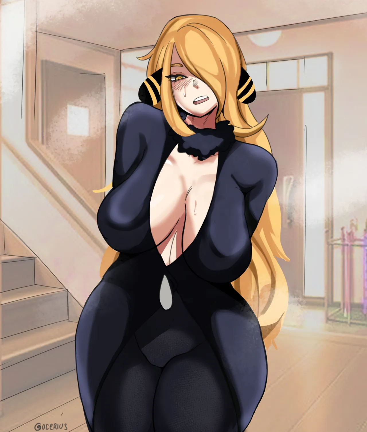 Cynthia greets you at the door page 3 full