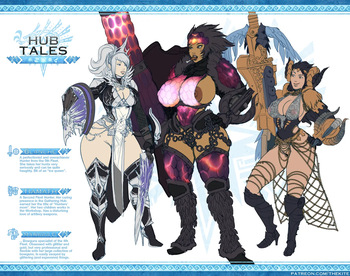 [TheKite] Hub Tales (Monster Hunter) [ongoing] cover