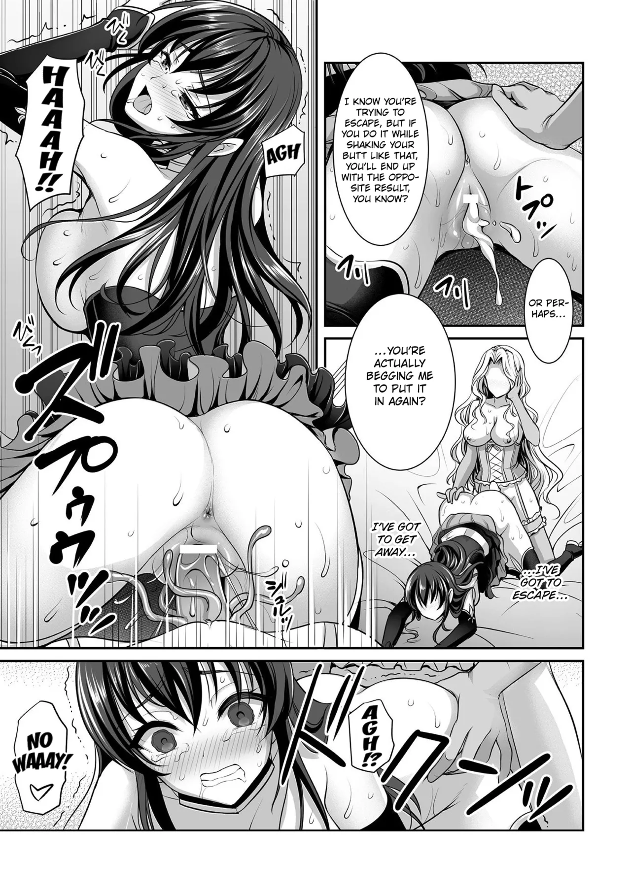 The White Lily Princess And The Black Lily Knight  2D Comic Magazine Gachi-Lez Ryoujoku de Kairaku Otoshi Vol. 1 page 11 full
