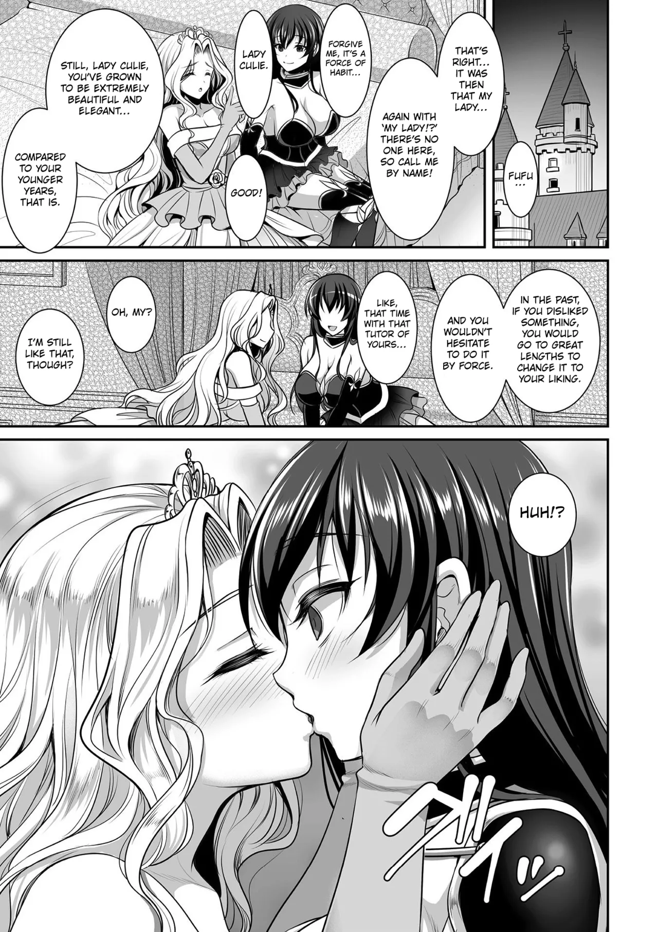 The White Lily Princess And The Black Lily Knight  2D Comic Magazine Gachi-Lez Ryoujoku de Kairaku Otoshi Vol. 1 page 3 full