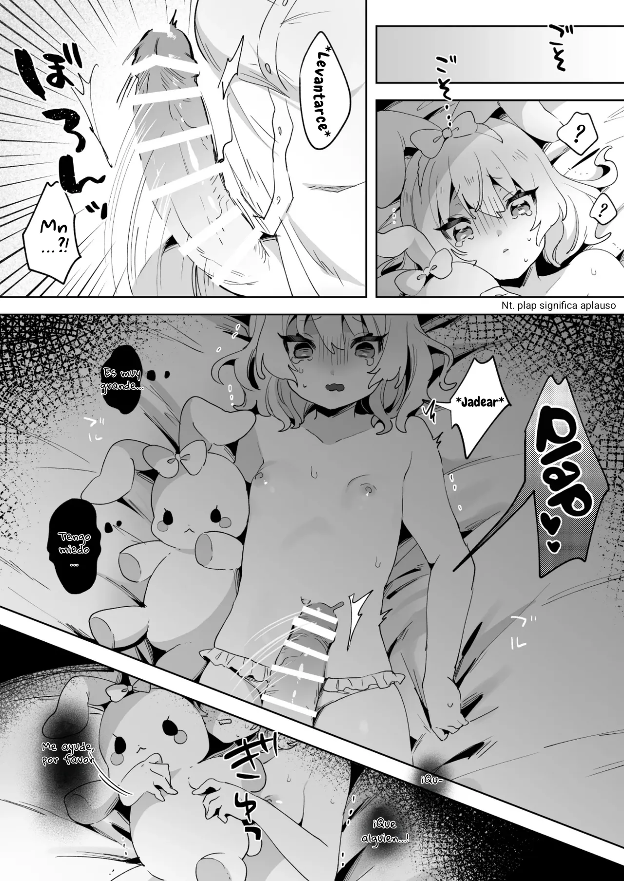 skeb Yuri Ecchi Manga | La Loli Fugitiva y la Onee-san Futanari page 12 full