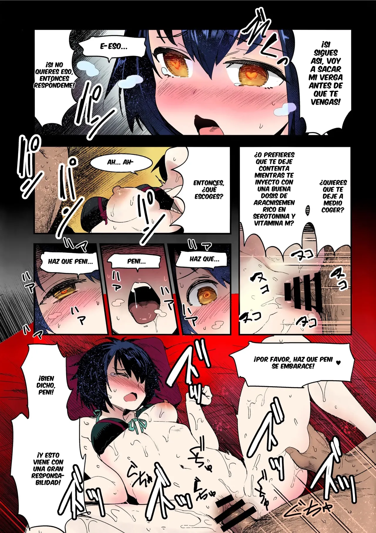 Peni Parker no Usui Hon ni wa Ooinaru Sekinin ga Tomonau | El Libro Ligero de Peni Parker se Viene con una Gran Responsabilidad page 12 full