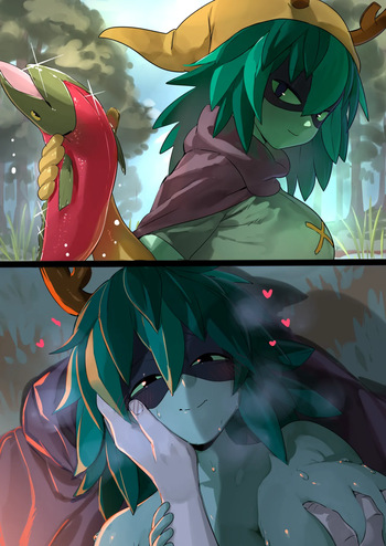 [Nia4294] Finn and Wizard Huntress (Adventure Time) cover