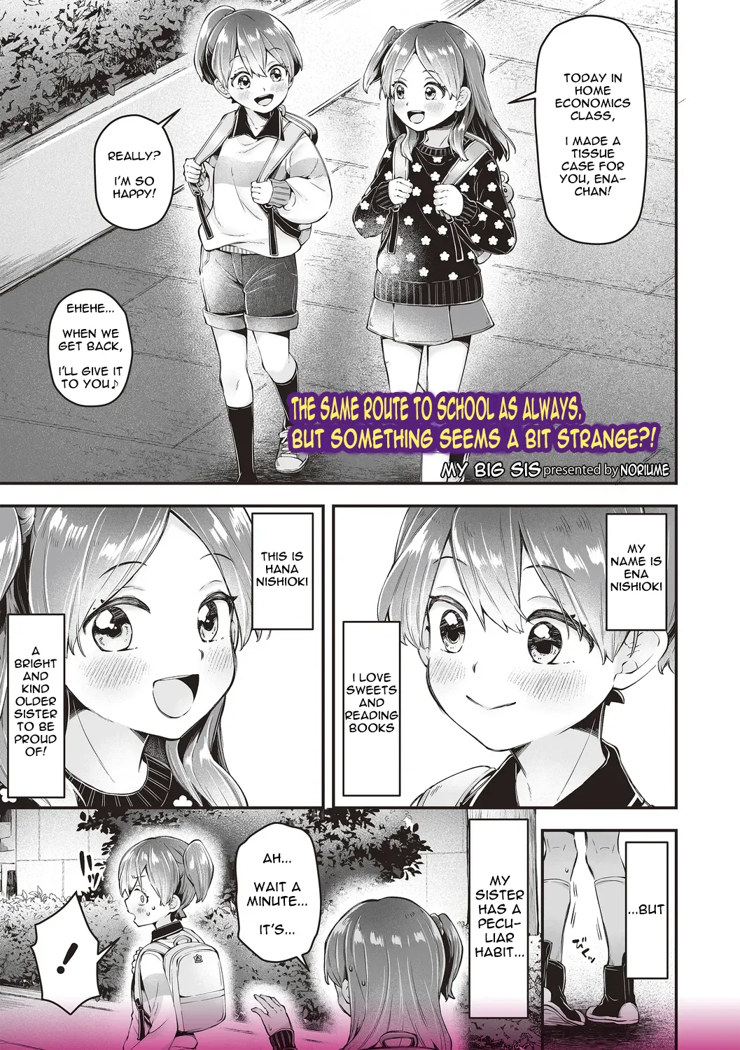 My Big Sis page 1 full